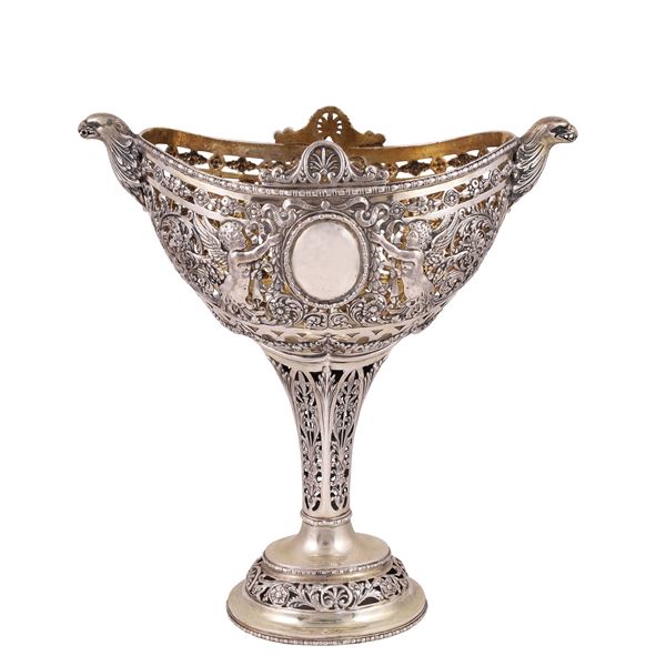 800 SILVER PIERCED CUP 