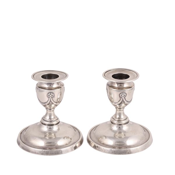 925 SILVER CANDLESTICKS