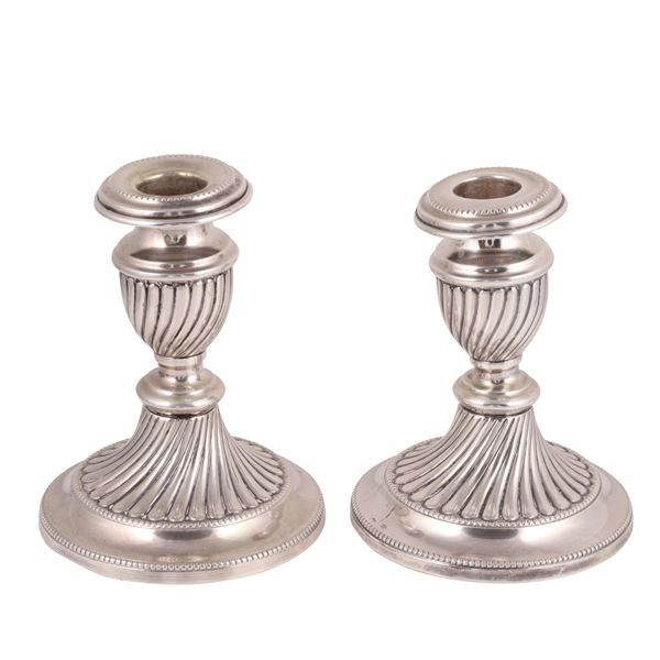 800 SILVER CANDLESTICKS