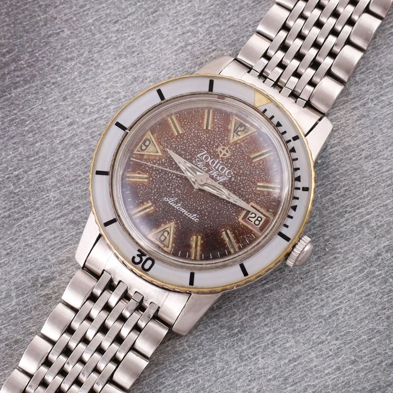 Zodiac - Orologio da Polso 'SeaWolf' Sky-Blue, automatico