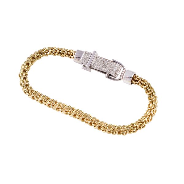 18KT GOLD AND DIAMONDS BRACELET  - Auction IMPORTANT JEWELRY - Casa d'Aste International Art Sale