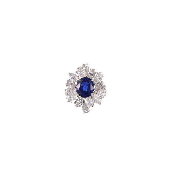ANELLO, CUSI, ZAFFIRO MYANMAR  - Asta GIOIELLI IMPORTANTI - Casa d'Aste International Art Sale