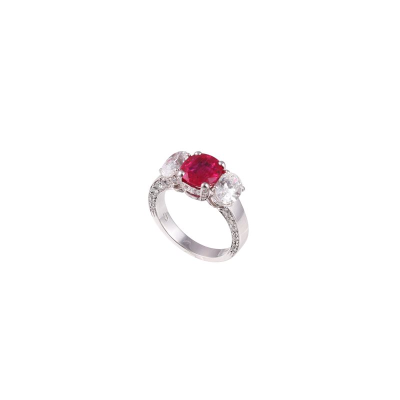 Anello, Rubino Myanmar