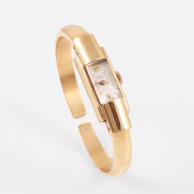 C. H. Meylan, Orologio da polso con bracciale in oro rosa