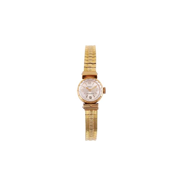 18KT GOLD WRISTWATCH, BY FAUST