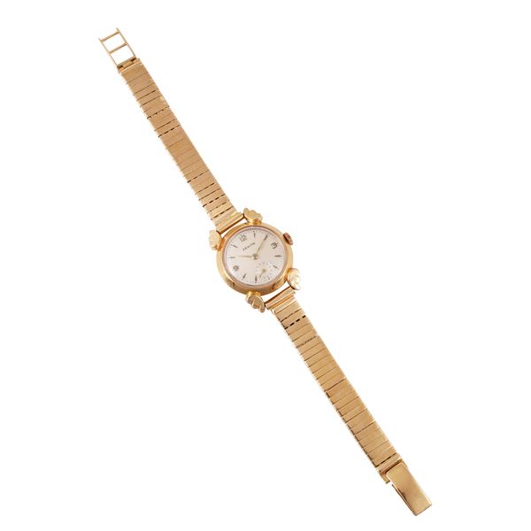 18KT GOLD WRISTWATCH, BY ZENITH