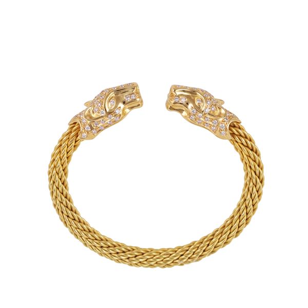 18KT GOLD BRACELET WITH DIAMONDS 