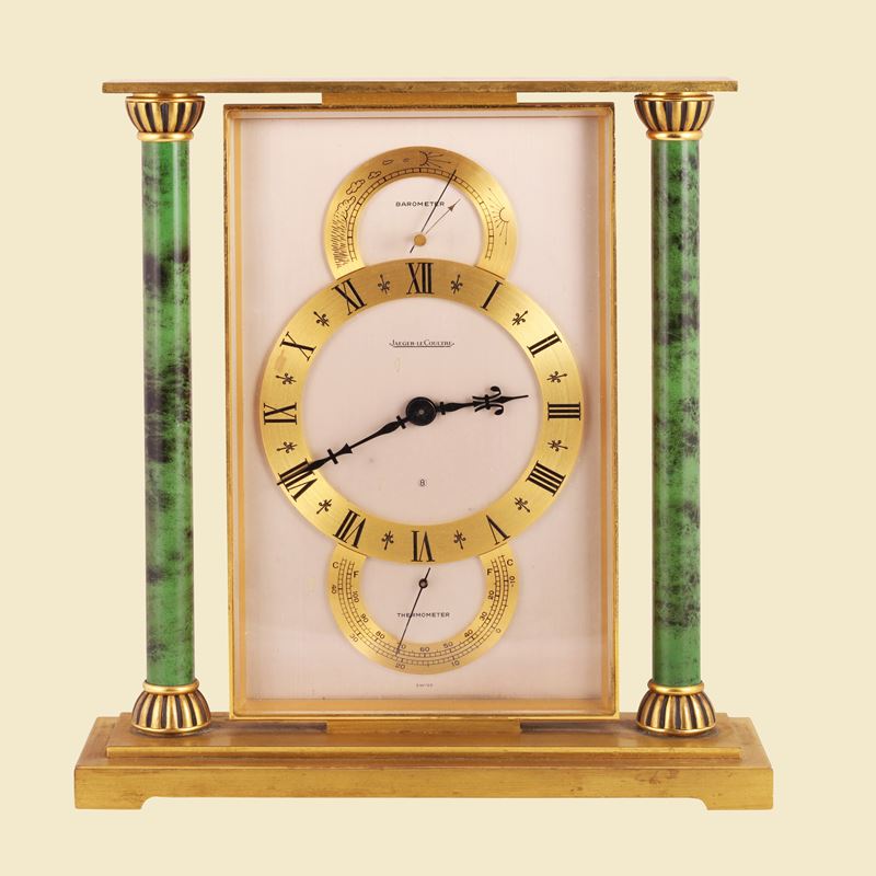 Jaeger-lecoultre - Orologio da scrivania con stazione meteorologica, circa 1960