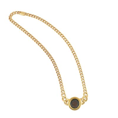 Chimento, Girocollo in oro giallo con moneta in bronzo