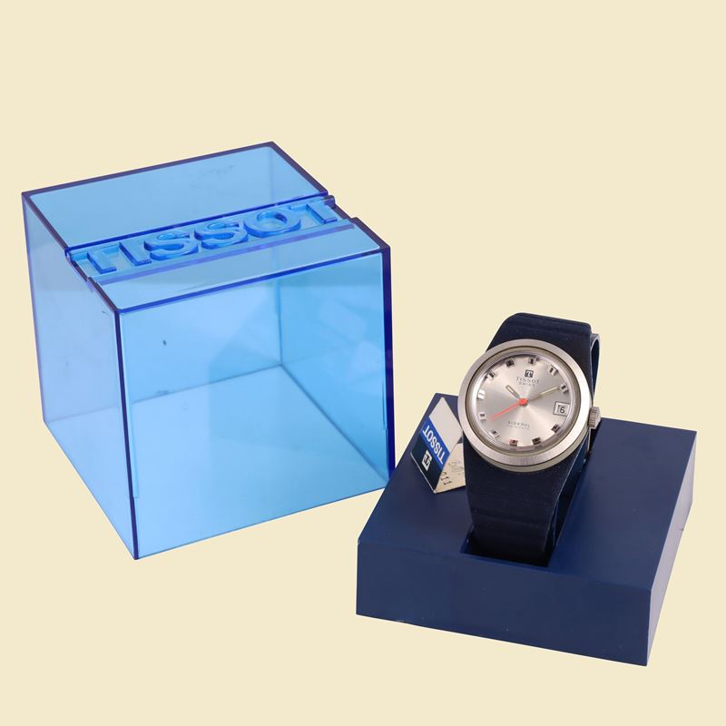 Tissot - Orologio 'Sideral', automatico, cassa in acciaio e fibra di vetro, 1969