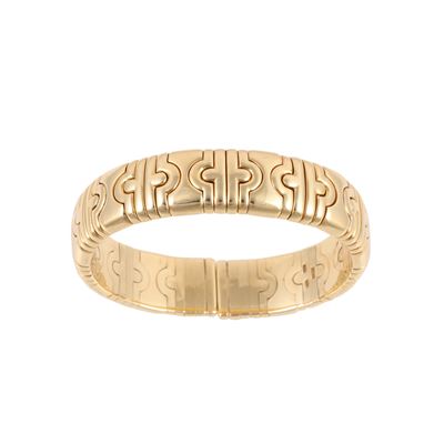Bvlgari, Bracciale 'Parentesi' in oro giallo, gr. 86,1