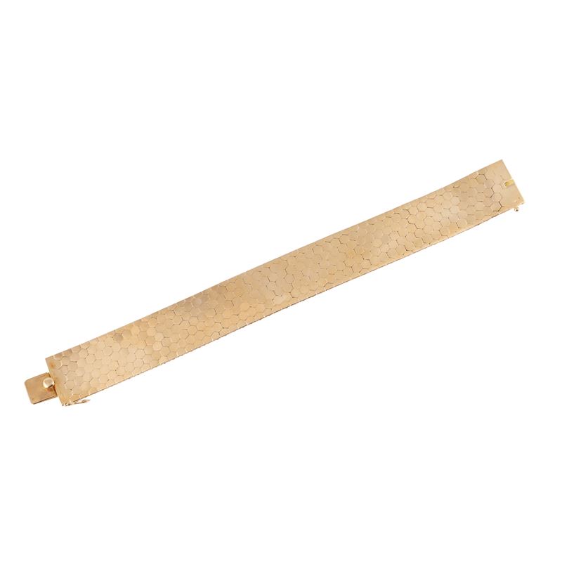 Bracciale a nastro in oro rosa