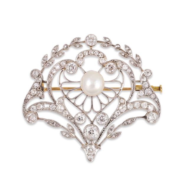 SPILLA, PERLA NATURALE  - Asta GIOIELLI IMPORTANTI - Casa d'Aste International Art Sale