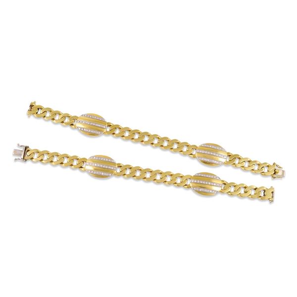 COPPIA DI BRACCIALI  - Asta GIOIELLI IMPORTANTI - Casa d'Aste International Art Sale