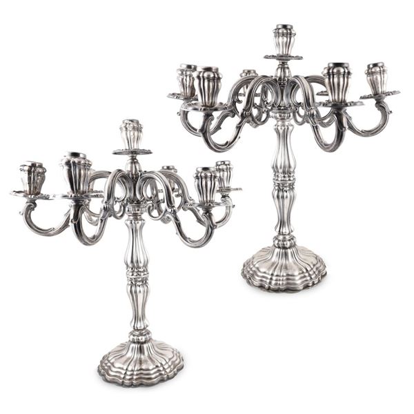 COPPIA DI CANDELABRI