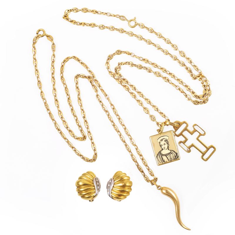 Carl Bucherer, Set di gioielli in oro con diamanti