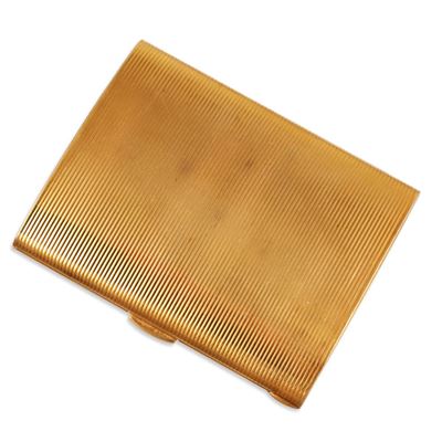 Portacipria in oro giallo 18Kt con specchio interno