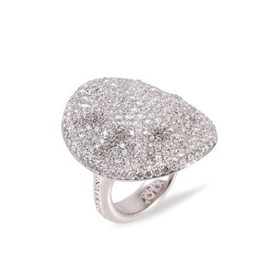 Pasquale Bruni, Anello in oro bianco 18Kt con brillanti