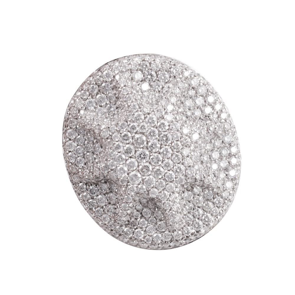 Pasquale Bruni, Anello in oro bianco 18Kt con brillanti
