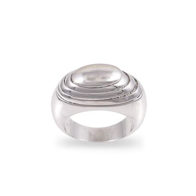 De Vecchi, Anello in oro bianco 18Kt con brillanti