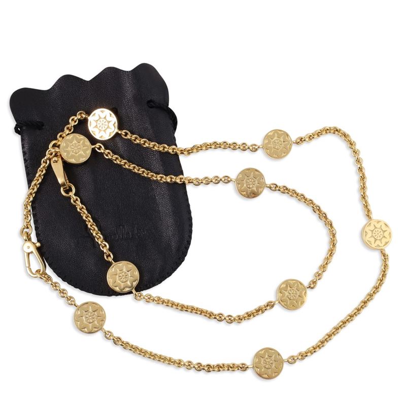 Pomellato - Coppia di girocolli in oro giallo 18Kt