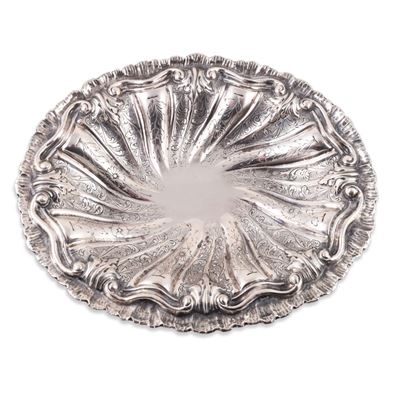 Centro tavola in argento 800/1000, 'Miracoli'