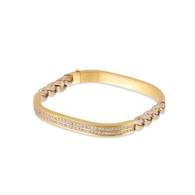 Biffi, Bracciale in oro giallo e bianco 18Kt con brillanti