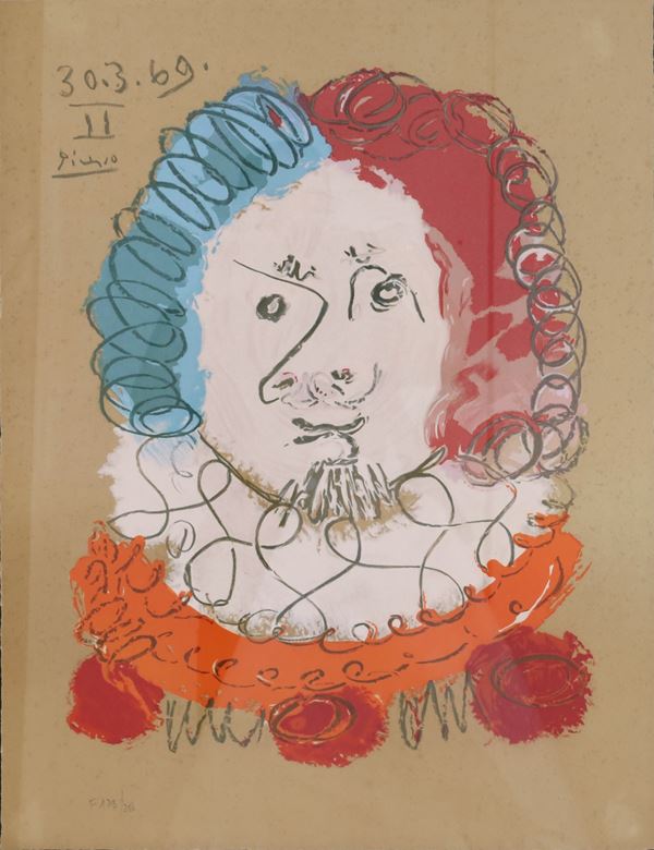 PABLO PICASSO - PORTRAIT IMAGINAIRE 30.3.69 II