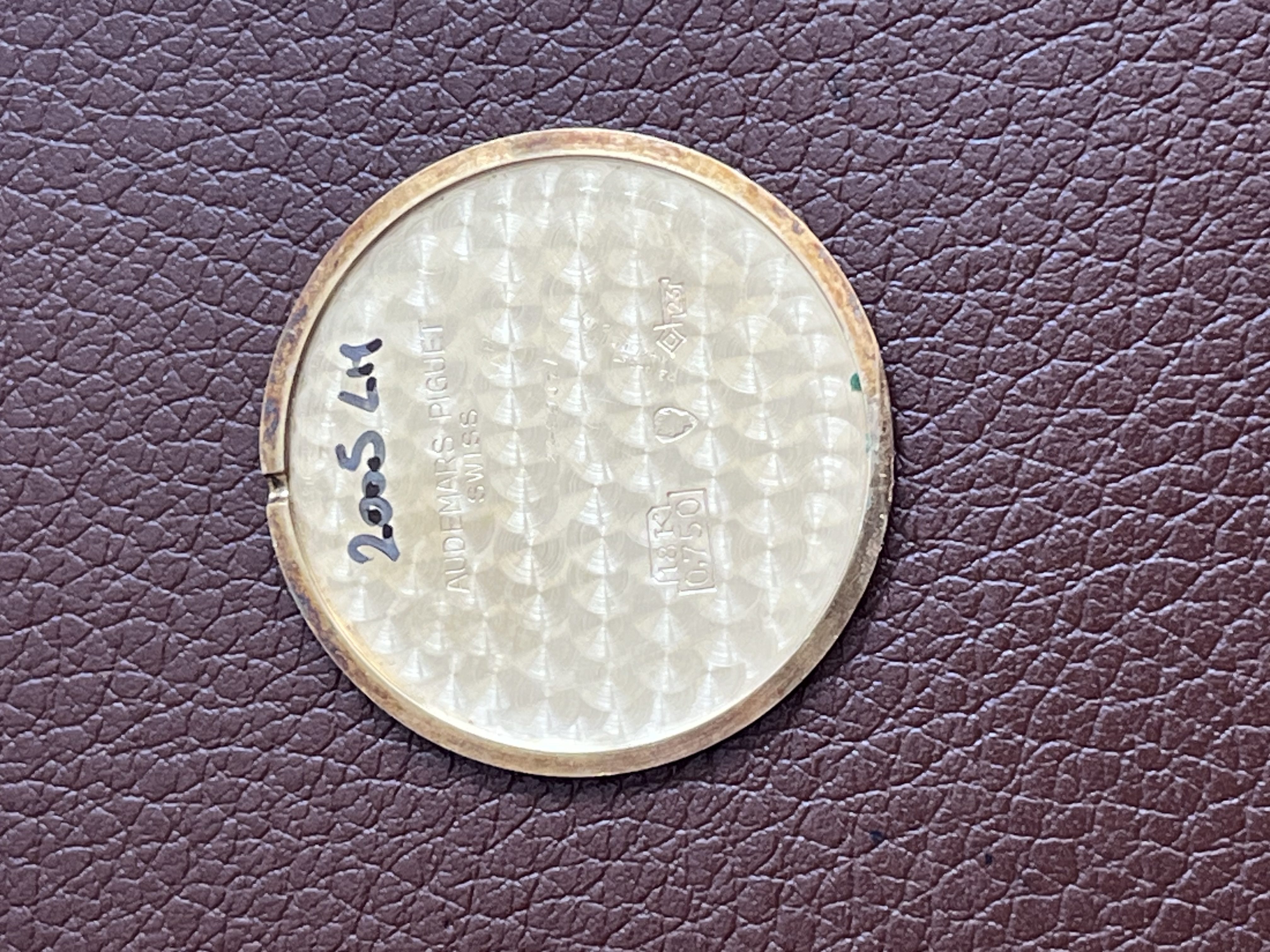 Orologio oro piatto
