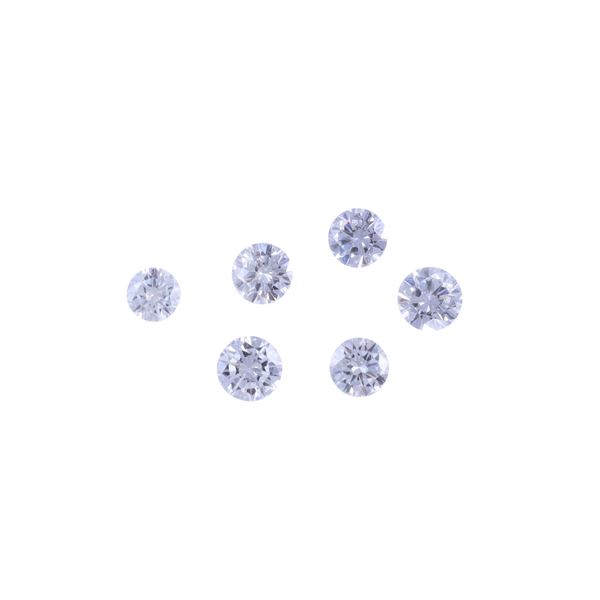 LOT COMPRISING SIX DIAMONDS