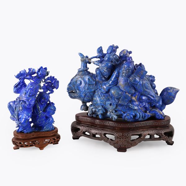 COPPIA DI SCULTURE