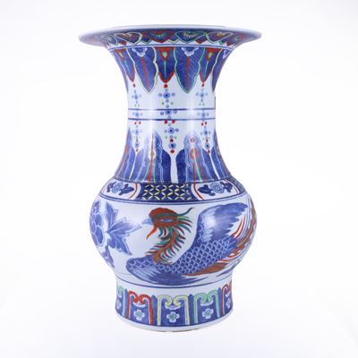 Vaso in porcellana “Dou Cai”, Cina, XX secolo
