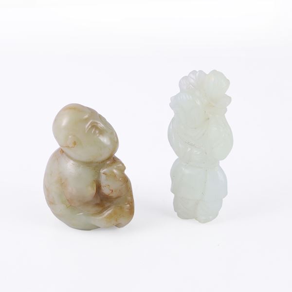 COPPIA DI SCULTURE