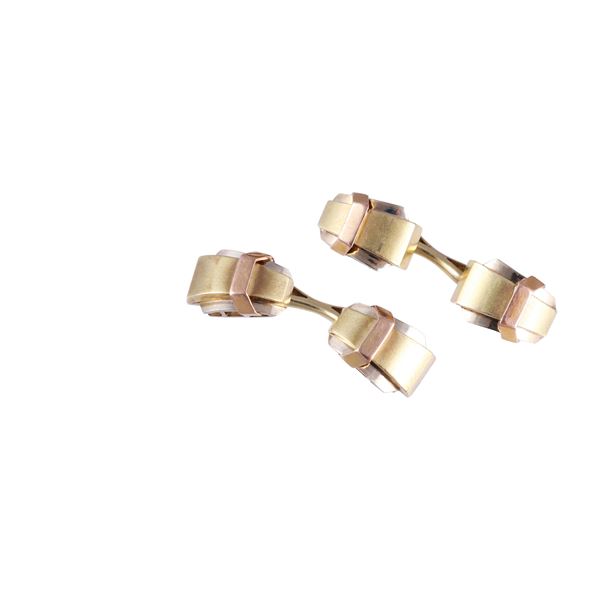 18KT GOLD CUFFLINKS