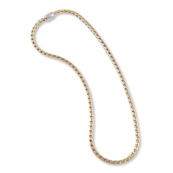 Pomellato - 18KT GOLD NECKLACE WITH DIAMOND-SET CLASP, BY POMELLATO