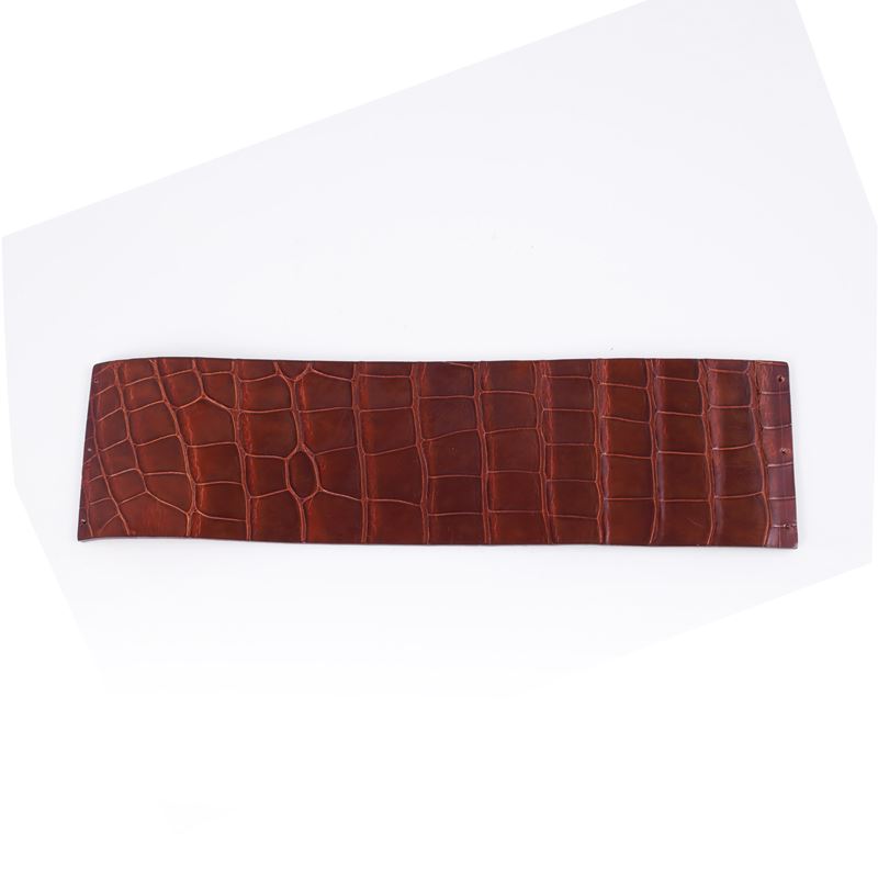 Pomellato, Fascia in cuoio marrone per bracciale