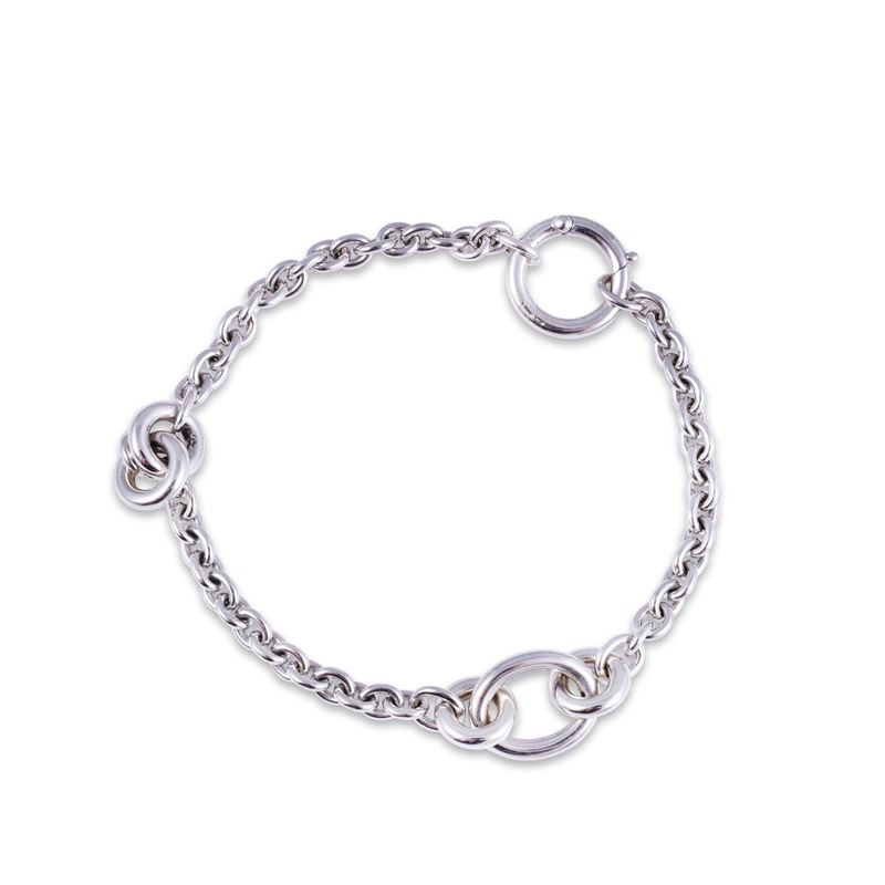 Pomellato, Bracciale pomellato in oro bianco 18 kt