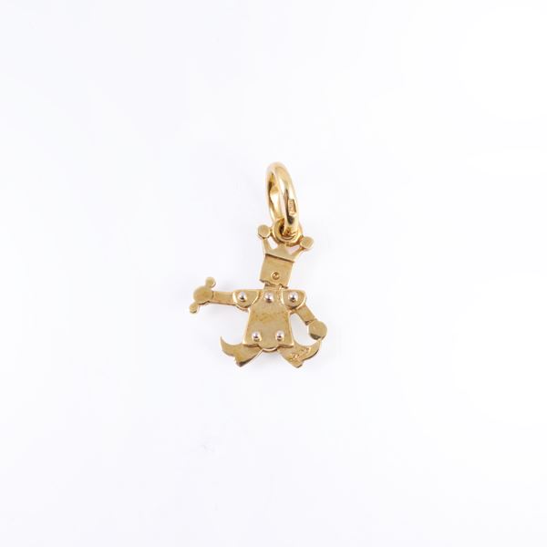 * 18KT GOLD PENDANT, BY POMELLATO "Re"