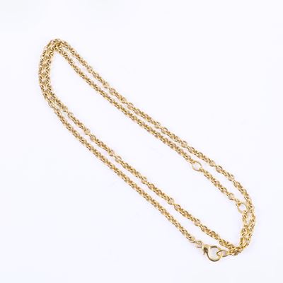 Pomellato, Catena in oro giallo 18 kt a maglia rollina