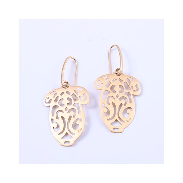 * 18KT GOLD EARRINGS, BY POMELLATO "Ming"