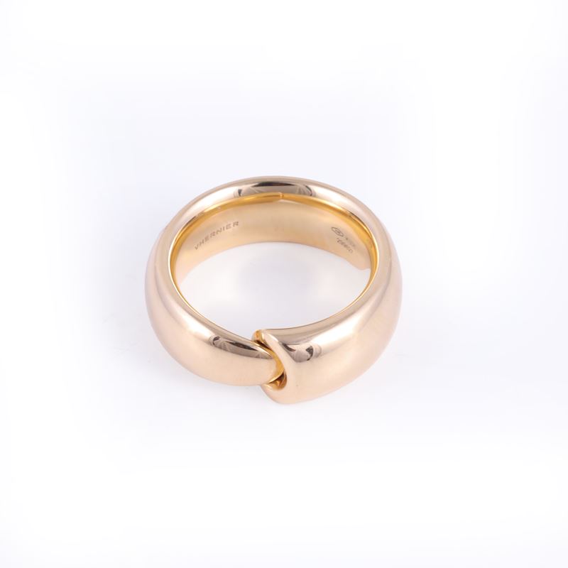 Vhernier, Anello “Calla the one” in oro rosa 18 kt
