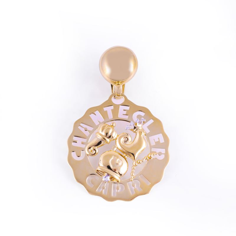 Chantecler, Orecchino pendente “Logo”