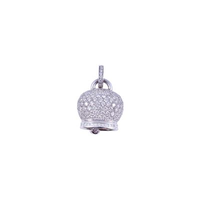 Chantecler, Pendente “Campanelle” in oro bianco 18 kt
