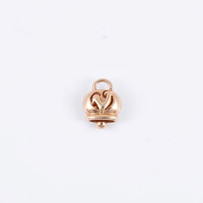 Chantecler, Campanelle pendente in oro rosa 18 kt
