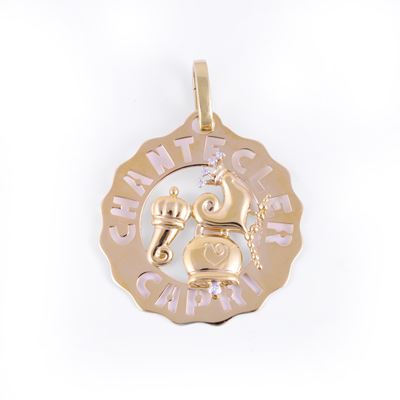 Pendente Chantecler “Logo”, oro giallo 18 kt