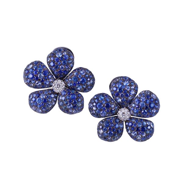 * ORECCHINI, CHANTECLER "Fiori di Capri"