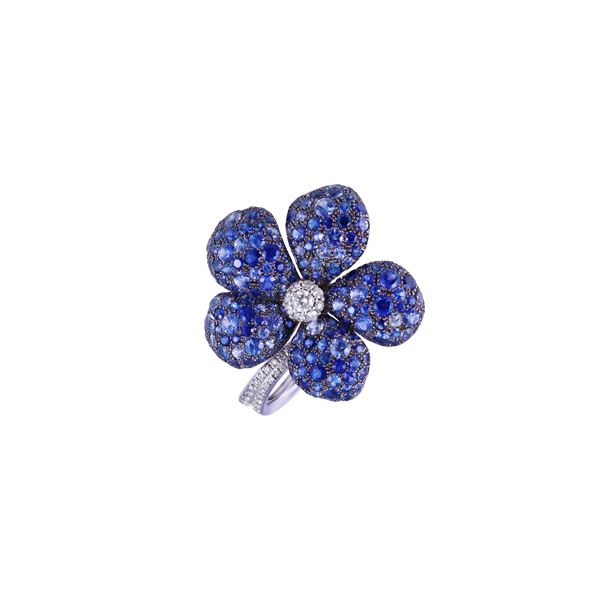 * ANELLO, CHANTECLER "Fiori di Capri"