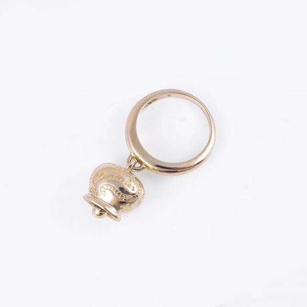* 9KT GOLD RING, BY CHANTECLER "Campanelle"