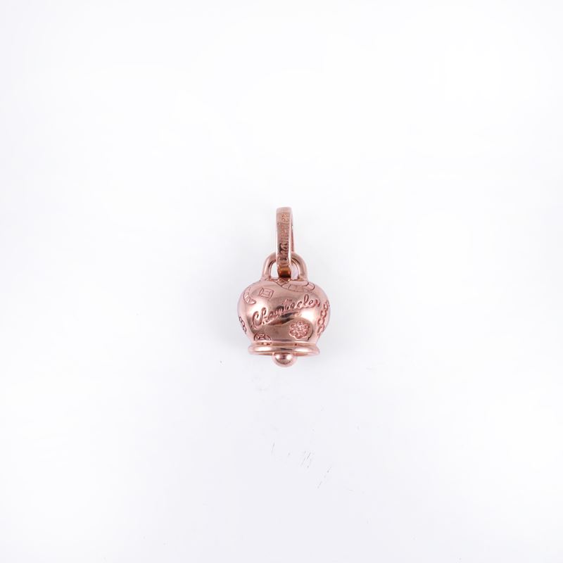 Chantecler, Pendente “Campanelle” in oro rosa 9 Kt