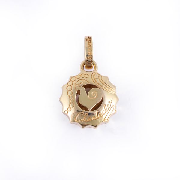 * 9KT GOLD PENDANT, BY CHANTECLER "Suamèm"